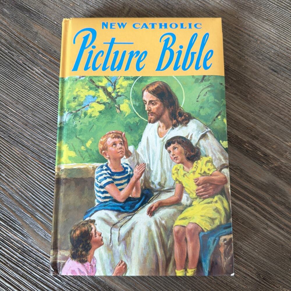 The New Catholic Picture Bible by Lawrence G. Lovasik (1990, Hardcover)